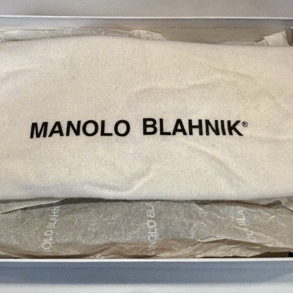 Manolo Blahnik Green “Snakeskin” Heels - Picture 12 of 13